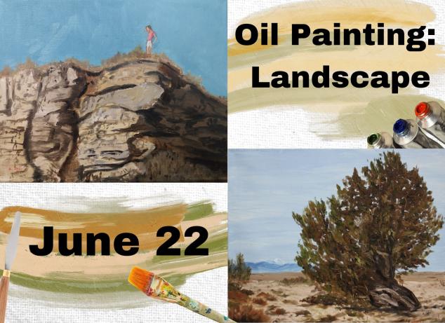 Oil Painting Landscape Card