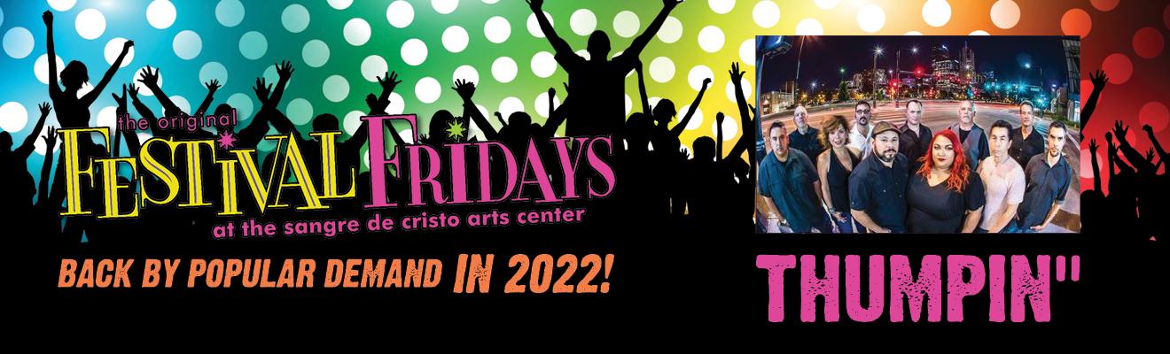 Festival Friday image card Thumpin.