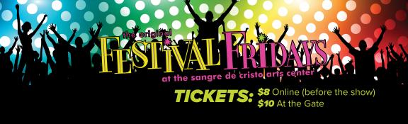Festival Fridays title banner.