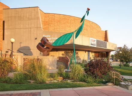 View of the Theater building at SDC.