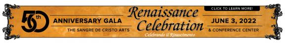 Renaissance Celebration Gala ad banner.