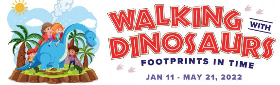Walking With Dinosaurs title hero shot.