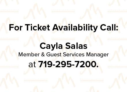 Gala ticket availability phone number.