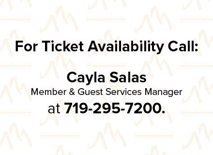 Gala ticket availability phone number.