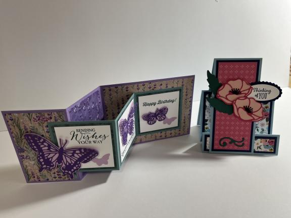 2 cards on table