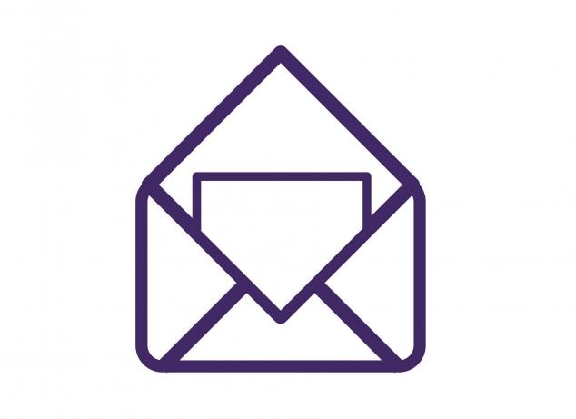 Mail Icon Purple