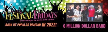 Festival Friday image card 6 Million Dollar Band.