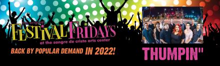 Festival Friday image card Thumpin.